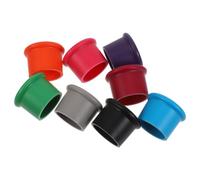 BRIGHTFUFU 8 Pièces Bouchon de Vin Silicone Bouchon Bouteille Vin pour Ouvertures Extérieur Étanche Réutilisable Lavable au Lave-vaisselle pour Bouteilles de Bière Soda Extérieur et Voyage