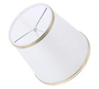 BRIGHTFUFU Abat-jour pour Lustre Tissu Transparent avec Bord Doré Couverture pour Lampe Suspendue et Plafonnier Décor Élégant pour Salon et Bureau