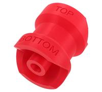 BRIGHTFUFU Adaptateur Entonnoir Réutilisable pour Bouteille Diamètre 4 CM Connecteur de Transfert Anti-Fuite en Plastique Rouge Outil de Remplissage pour Savonnette Shampoing et Produits