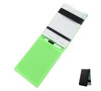 BRIGHTFUFU Bloc-Notes Portable Notation de Golf en Cuir PU Noir, Cahier de Partition Simple et Bien Conçu Comptage Précis des Scores Terrain