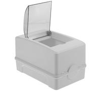 BRIGHTFUFU Boîte de distribution électrique 3 voies en ABS, boîtier de disjoncteur pour usage en intérieur et atelier, protection IP65 étanche, courant nominal 63 A, design moderne et