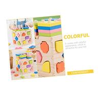 BRIGHTFUFU Boîte Éducative de de Formes Colorées Sensoriel pour Garçon Fille Jeu Déveil Compact et Matériel sans Danger Cadeau pour Anniversaire Garçon Fille
