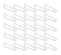 BRIGHTFUFU Boucles de Fixation en Fer Installation Simple pour Plantes Grimpantes, Lot de 25 Pièces, Boucle pour Pilier Ressort