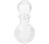 BRIGHTFUFU Bouteille en Verre Transparente 250 Ml, Carafon à Vin Créatif et Épais, Distributeur D’alcool Décoratif pour Cocktails, Conteneur à Spiritueux Maison Réceptions