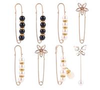 BRIGHTFUFU Broche de réglage de la taille 8PCS pour femme, goupille de réglage de la taille en alliage, légère, pour pantalon et jupe, anti-exposition, pour usage quotidien