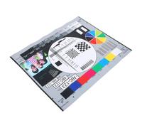 BRIGHTFUFU Carte de Calibration Couleur pour Caméra et Moniteur en Papier Motifs Standardisés pour Réglage Précis et Évaluation Résolution en Surveillance