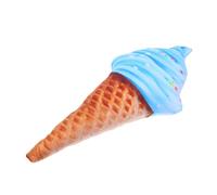 BRIGHTFUFU Coussin Décoratif De Glace Moelleux pour Garçon Et Filles 46 Cm Bleu Baie Peluche Douce pour Canapé Chambre Élément Décoratif Cosy