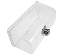 BRIGHTFUFU Couvercle Alimentaire Transparent pour Gâteau Rectangulaire Cloche Protectrice Réutilisable Antipoussière pour Dessert et Plateau