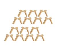 BRIGHTFUFU Cuivre Rivets de Fixation de Poignée 20 Paires | Set Femelle à Emboîtement, 4mm X 1,6cm, Stabilité Solide pour Projets DIY et Manches