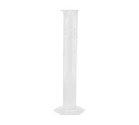 BRIGHTFUFU Cylindre Gradué Plastique Épaissi avec Échelle Claire Base Stable pour Laboratoire et Chimie Éprouvette de Mesure Compacte et Résistante Couleur Aléatoire