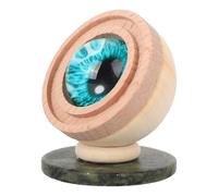 BRIGHTFUFU Diffuseur d'Huiles Essentielles en Bois Base en Jade Grand Œil Intensité Réglable Diffusion sans Feu pour Maison Bureau et Voiture Parfum Naturel et Solide Diffuseur