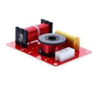 BRIGHTFUFU Diviseur de à 2 Voies Haute Puissance et Durabilité 130w Filtres en Cuivre et Abs pour Haut-parleur Basses et Aigus pour Audio