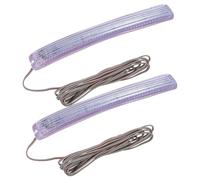 BRIGHTFUFU Feux de Clignotant pour Rétroviseur Arrière 9 Led, Éclairage Blanc à Faible Consommation, Silicone Solide, pour Conduite de Nuit, Dc 12v