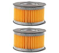 BRIGHTFUFU Filtres pour compresseur d'air 2pcs éléments filtrants en papier double cylindre pour souffleur installation facile pour ports