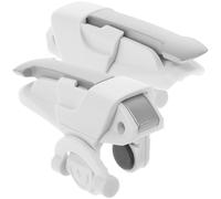 BRIGHTFUFU Gâchette de Jeu Mobile pour Téléphone Portable en PC et Métal, Accessoire Gaming Portable Améliorant Le Confort de Jeu, 1 Paire Blanche Compatible Smartphone