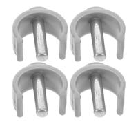 BRIGHTFUFU Goupille de verrouillage pour canne de marche, 4 pièces, pince en forme de C, ABS et acier, usage polyvalent, pour béquilles