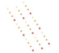 BRIGHTFUFU Guirlande Design Naturel et 3 Pièces en Papier de Marguerites pour Décoration de Fête Bohème, pour Anniversaire Garçon et Filles pour Chambre ou Table