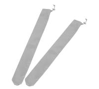 BRIGHTFUFU Housses D’essuie-glaces Automobiles Imperméables 1 Paire 67x10 Cm Gris 190t Résistant la Pluie Fientes D’oiseaux Protections Anti-pluie pour Suv et Camping-cars