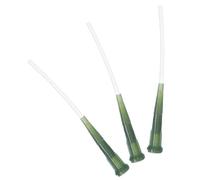 BRIGHTFUFU Kit de 3 Tubes en Plastique Vert pour Jeunes Oiseaux d'alimentation sans Odeur Haute Résistance pour Nourrir Facilement et Petits Animaux Perroquets