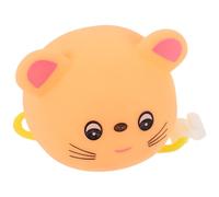 BRIGHTFUFU Klaxon à Pression pour Vélo Route et VTT Rose, Corne de Dessin Animé Lampe Casque Intégrée, Signal Sonore Puissant pour Sécurité Cycliste en Extérieur