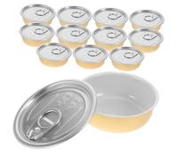 BRIGHTFUFU Lot de 12 boîtes hermétiques en aluminium vides pour thon