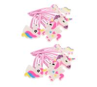 BRIGHTFUFU Lot De 12 Pinces à Cheveux Licorne Colorées Pour Filles, Accessoires Cheveux Décoratifs, Matériaux Solide, Pour Fêtes, École Et Usage Quotidien, Ensemble Garçon Et Filles