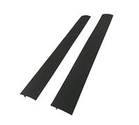 BRIGHTFUFU Lot De 2 Couvre-espaces en Silicone Noir 53 Cm Résistants à La Chaleur pour Plan De Travail Et Plaque De Cuisson, Protection Anti-Graisse Et Anti-saleté Flexible, Adaptation Facile Cuisine