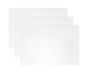 BRIGHTFUFU Lot de 3 Feuilles de Plastique Transparent PVC A4 210 x 297 mm 1 mm Feuille Mince pour Panneau d'Affichage Photo et Cadre