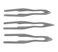 BRIGHTFUFU Lot de 3 Pointes de Pyrogravure de Rechange en Fer Argenté pour Pyrograveur Professionnel, Embouts Métalliques à Chauffage Rapide, Faciles à Utiliser pour Combustion du Bois