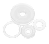 BRIGHTFUFU Lot de 4 Joints de Soupape pour Autocuiseur 4l/5l/6l, Accessoires en Caoutchouc Résistant Haute Température, Pièces de Rechange Universelles pour Pots à Pression, Étanchéité