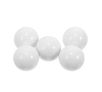 BRIGHTFUFU Lot de 5 Perles Perles de Roulette Roulette Blanche 16 MM pour Roue Russe 16-20 Pouces Accessoires de Jeu de Table Remplacement