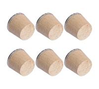BRIGHTFUFU Lot de 6 Bouchons en Bois pour Bouteille D'eau et Bouilloire, Faciles à Utiliser, Remplaçables, Forme Intéressante Savoir-