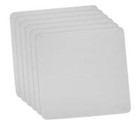 BRIGHTFUFU Lot de 6 Chiffons de Nettoyage en Microfibre Extra Grands pour Lunettes et Objectifs Photo, Usage Électronique, Anti-poussière, Gris, Doux et Absorbants, Adaptés aux Écrans