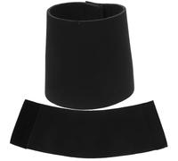 BRIGHTFUFU Manchons à Café en Néoprène Noir 2pcs Anti-dérapants et Faciles à Nettoyer pour Gobelets Réutilisables pour Boissons Chaudes ou Froides