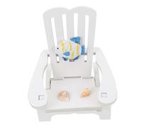 BRIGHTFUFU Miniature Chaise Longue Décorative pour Bureau Décoration de Plage Miniature Ornement Nautique Assorti Accessoire Intérieur