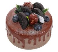 BRIGHTFUFU Modèle de Cupcake Réaliste 10 Cm, Dessert Artificiel pour Décoration Vitrine et Accessoires Photo, Gâteau D'anniversaire Factice pour Séance Photo Culinaire, Simulation