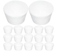 BRIGHTFUFU Modèles Légers en de Cupcakes et décoration Création de Présentations pour Mousse Réutilisables 20pcs Blancs DIY Gâteaux