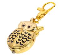 BRIGHTFUFU Montre de Poche Accessoire Décoratif Hibou Rétro, en Alliage | Or, Style Élégant et Rétro, Présent pour Tenue, Lecture Facile de L’heure, Format Pendentif