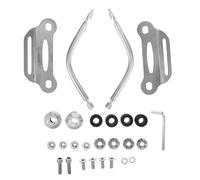 BRIGHTFUFU Motorcycle Windscreen Reinforced Support Bracket Kit Weather-resistant Windshield Mount Clip Screw Nut Set For Motorbike Stability And Noise Reduction