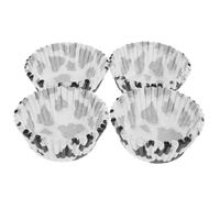 BRIGHTFUFU Moules à Muffins en Papier 200 Pièces, Gobelets Jetables pour Desserts et Glaces, Caissettes Pâtisserie Résistantes à L'Huile, 5.5X5.5X2.5 CM, pour Cuisson au Four