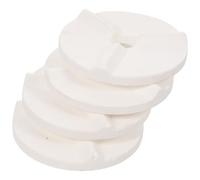 BRIGHTFUFU Outil de poterie Tapis de support pour four 4pcs Aluminium oxide triangulaire anti-écoulement pour pièces en céramique atelier DIY