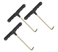 BRIGHTFUFU Outils Crochet Plastique Lacets pour de Chaussures en 3pcs Fer Plat pour Serrer Lacets, Adapté aux Patins à Roulettes et Chaussures Sportives