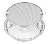 BRIGHTFUFU Passoire à Mailles Fines en Acier Inoxydable 304 Résistante la Rouille Plaque de Cuisson et Grille de Refroidissement pour Filtrage des Aliments