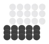 BRIGHTFUFU Pièces D’échecs Rondes Noires et Blanches 60 Pcs, Pions de Dames et Backgammon pour Jeu de Société, Accessoires de Remplacement Pratiques pour Parties, Fête et Jeu D’échecs