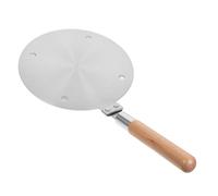 BRIGHTFUFU Plaque D'adaptation à Induction Diffuseur de Chaleur Poignée en Bois en Acier Inoxydable Améliore la et Protège Ustensiles pour Cuisinière à Gaz