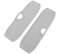BRIGHTFUFU Plaque de Montage Moteur pour Bateau Gonflable 2 Pièces en Plastique Robuste Gris Support Renforcé de Tableau Arrière pour Moteur Hors-Bord Accessoires Nautiques pour Kayak et