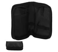 BRIGHTFUFU Pochette de Rangement pour Appareil Diabète Glycémie Test, Résistante à L'abrasion Rayures, en Tissu et Pvc, pour Usage Extérieur et Domestique