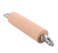 BRIGHTFUFU Poignées en Bois Naturel pour Station de Câblage Murale, Accessoire de Traction Manuelle Multifonction Compatible Rameur et Tirage Vertical, Poignées D'entraînement Robustes