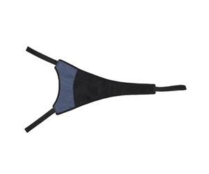 BRIGHTFUFU Protection Anti-Transpiration pour vélo avec Absorption de la Transpiration - Bandeau Anti-Transpiration pour Home Trainer en Nylon Noir, Facile à Nettoyer, pour Exercice à