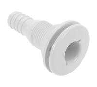 BRIGHTFUFU Raccord de Vidange Passe-Coque 3/4 Pouces en Plastique Résistant Anticorrosion pour Bateau, Yacht et Camping-Car, Clapet de Dalot pour Évacuation des Eaux Usées et Plomberie